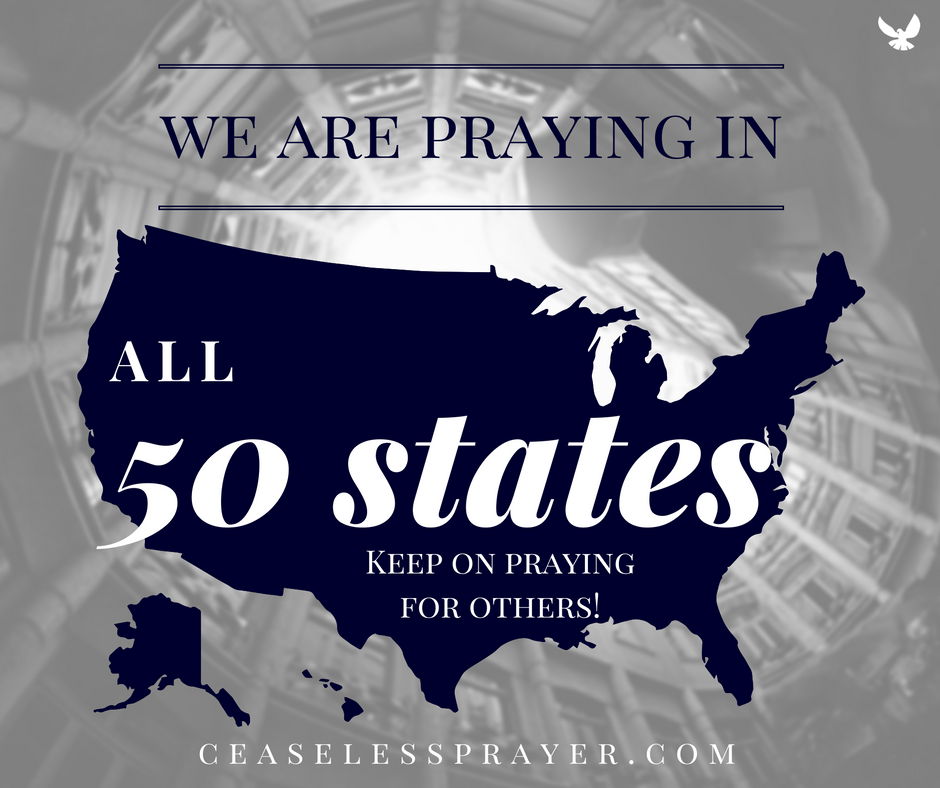 Ceaseless Prayer - Praying in all 50 states